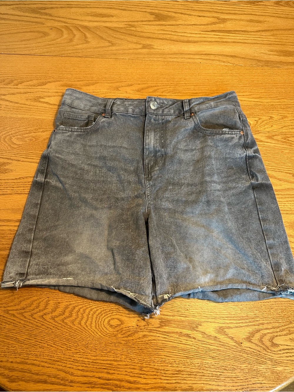 Washed Black Jorts